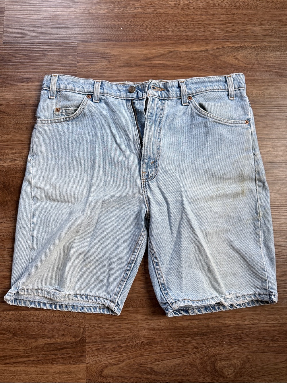 Vintage Levi's Light Wash Men's Denim Shorts